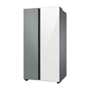 Samsung BESPOKE Refrigeradora Side By Side Digital Inverter | All Around Cooling | SpaceMax | Dual Ice Maker | 22.6p3 | Satin Gray Clean White