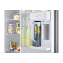 Samsung BESPOKE Refrigeradora Side By Side Digital Inverter | All Around Cooling | SpaceMax | AOD | Dual Ice Maker | Beverage Center | 22.6p3 | Clean Navy/White