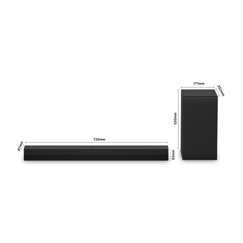 LG Barra de Sonido Bluetooth de 2.1 Canales | Subwoofer | Sound AI Pro | Dolby Digital | DTS | 300W