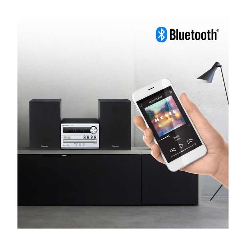 Panasonic Equipo de Sonido Minicomponente | 20W | Sound Remastering | Bluetooth