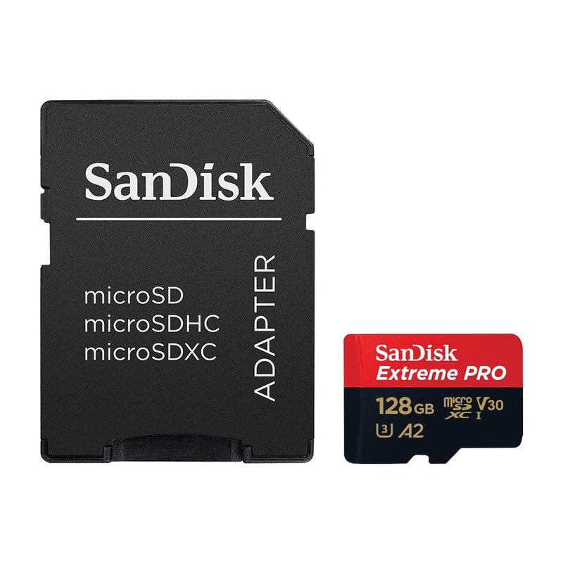 SanDisk Memoria Micro SDXC de 128GB + Adaptador | UHS-I | V30 | U3 | Clase 10 | 200 MB/s