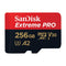 SanDisk Memoria Micro SDXC de 256GB + Adaptador | UHS-I | V30 | U3 | Clase 10 | 200 MB/s