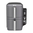 Ninja DoubleStack XL Freidora de Aire Digital 6-en-1 | 10QT | 2 Canastas | Tecnología DoubleStack | Antiadherente | Gris