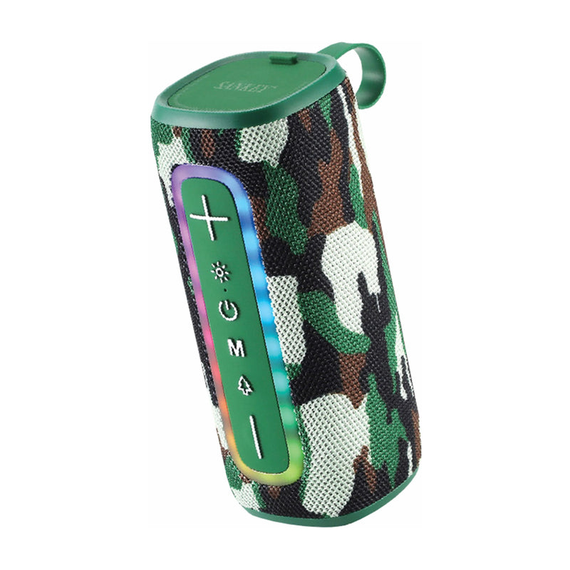 Sankey Bocina Portátil Bluetooth | Radio FM | Función TWS | Luces | Camuflaje