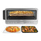 Ninja Flip Horno Eléctrico 8-en-1 | Digital | Freidora de Aire | Convección | Tecnología Oven Crisp | Abatible | 1800W | Plateado