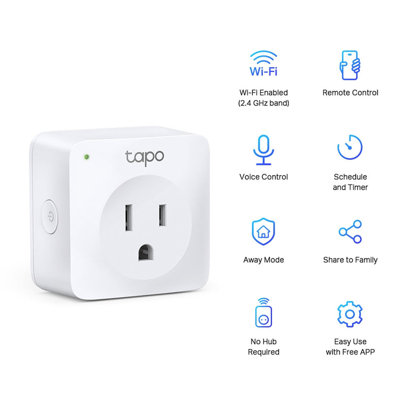 TP-Link Enchufe WiFi Inteligente | Control Remoto | Control por Voz | Programable | Temporizador