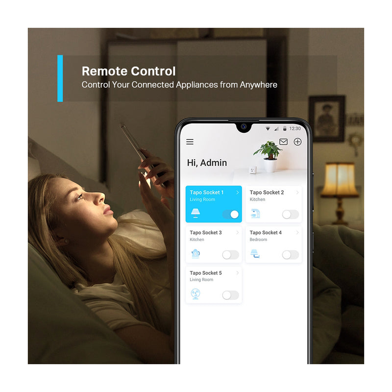 TP-Link Enchufe WiFi Inteligente | Control Remoto | Control por Voz | Programable | Temporizador