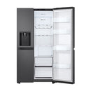 LG Refrigeradora Side By Side Smart Inverter | Multi Air Flow | Ultra Sleek | Dispensador de Agua y Hielo | 22.5p3 | Matte Black