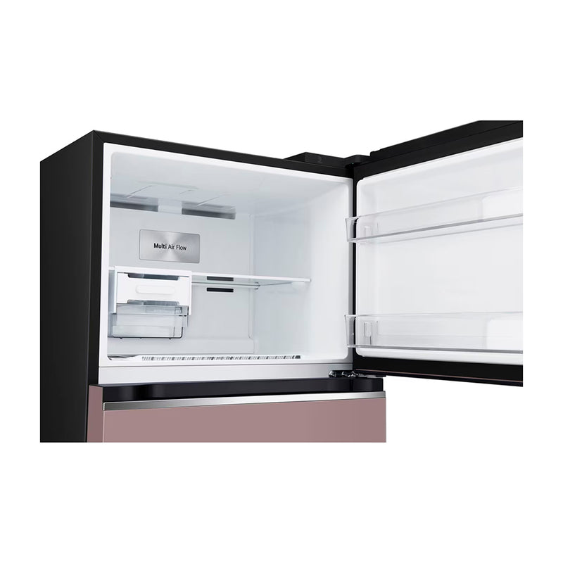 LG Refrigeradora Top Freezer Smart Inverter | Linear Cooling | Multi Air Flow | Door Cooling + | 13.2p3 | Clay Pink