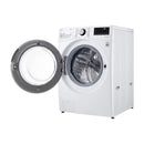 LG Combo Lavadora Automatica Inverter Direct Drive y Secadora a Gas de Carga Frontal | 6 Motion DD | Turbo Wash | 22kg | Blanco