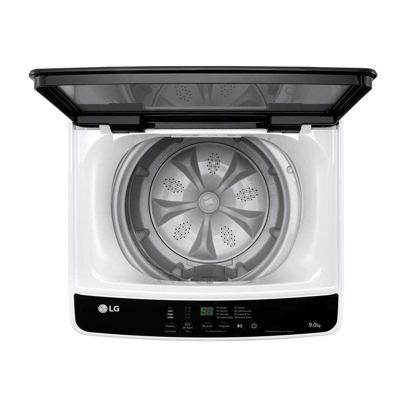 LG Lavadora Automática de Carga Superior | Lavado Rápido | Lavado de Tina | 9kg