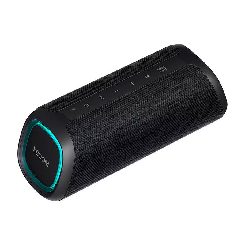 LG XBOOM Go XG7 Bocina Portátil Bluetooth Waterproof | Sound Boost | Light Studio | 24H | IP67 | Negro