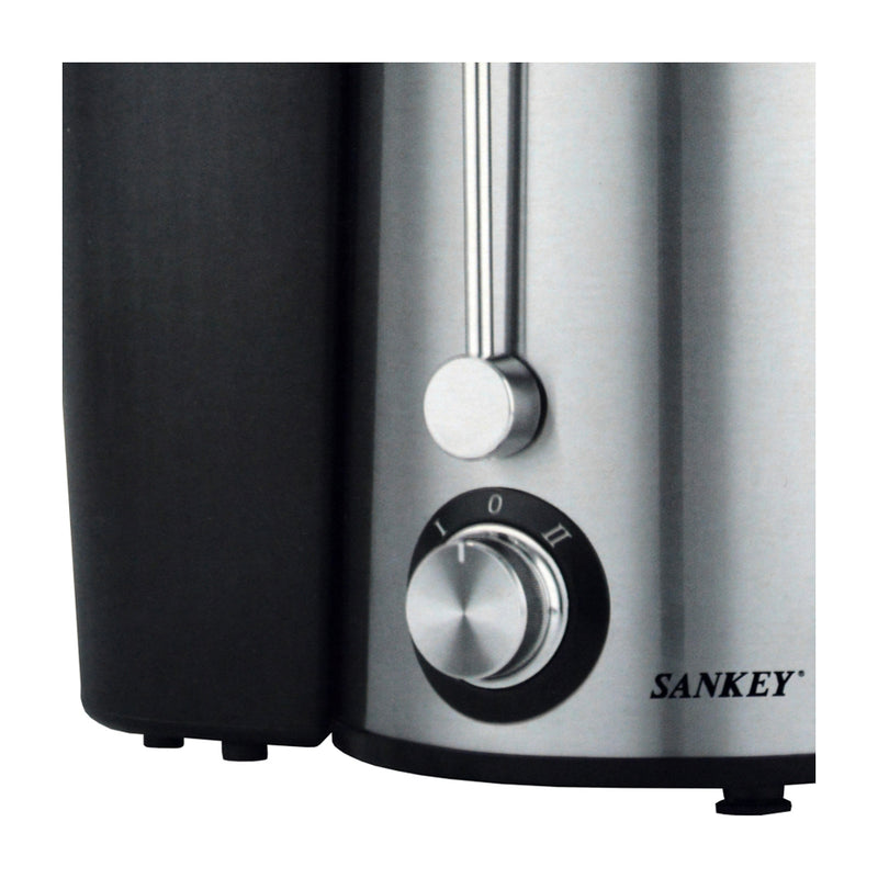 Sankey Extractor de Jugo | 0.5L | Alta Potencia | Colector de Pulpa | 600W | Negro Plateado