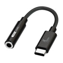 Xtech Adaptador para Audífonos USB C a 3.5mm | Negro