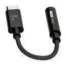 Xtech Adaptador para Audífonos USB C a 3.5mm | Negro