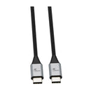 Xtech Cable USB C a USB C | 3.65 Metros | Negro Plateado