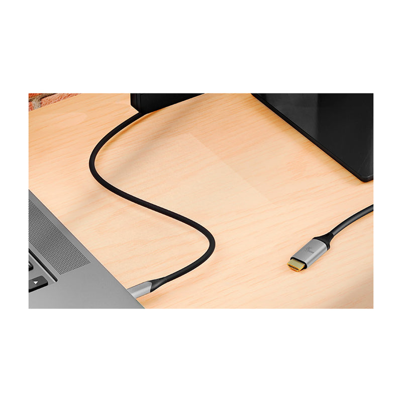 Xtech Cable USB C a HDMI | 1.82 Metros | Negro Plateado