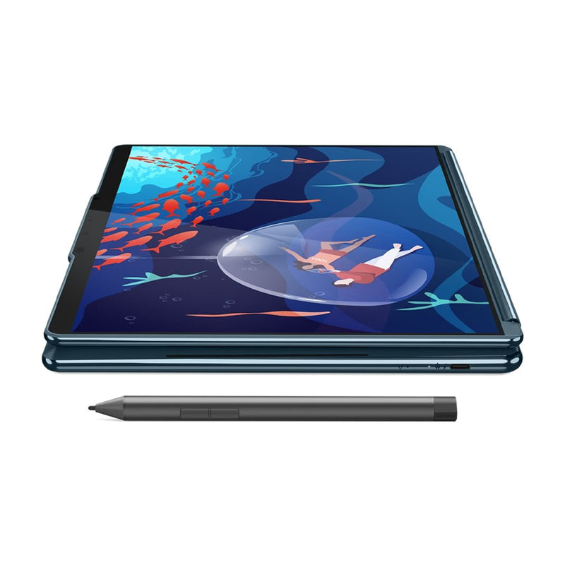 Lenovo Yoga Book 9 Laptop 13.3" 2,8 K OLED, Táctil, Intel Core Ultra 7 155U, 16 GB RAM, 512GB SSD, Audio B&W, Windows 11 Home | Tidal Teal