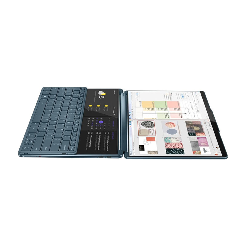 Lenovo Yoga Book 9 Laptop 13.3" 2.8K OLED Táctil, Intel Core Ultra 7 155U, 16GB RAM, 512GB SSD, Audio B&W, Windows 11 Home | Tidal Teal