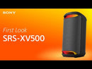 Sony XV500 Bocina Portátil Bluetooth | Mega Bass | Luces | 25H | Negro