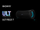 Sony ULT FIELD 7 Bocina Portátil Bluetooth Waterproof | ULT Bass | Luces | 30H | IP67 | Negro