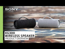 Sony XG300 Bocina Portátil Bluetooth Waterproof | Mega Bass | Luces | 25H | IP67 | Gris