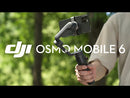 DJI Osmo Mobile 6 Gimbal Extendible para Smartphones | Magnetic | Estabilizador de 3-Ejes | Status Panel | Quick Launch | Rueda Lateral | ActiveTrack 6.0 | 6.2H | Gris Platino