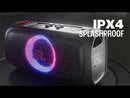 JBL PartyBox On-The-Go Essential Bocina Portátil Bluetooth | JBL Original Pro | Micrófono | Luces | 6H | IPX4 | Negro