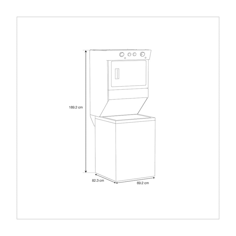 Whirlpool Centro de Lavado Eléctrico de 20kg | Blanco