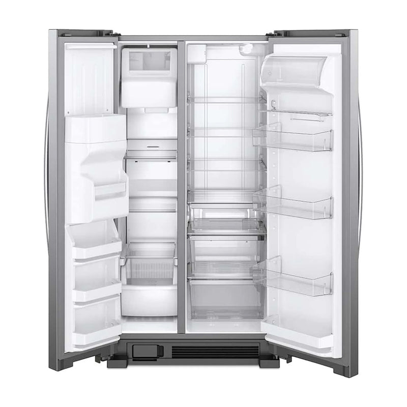 Whirlpool Refrigeradora Side By Side Xpert Energy Saver | Filtración EveryDrop | Estantes de Cristal | Dispensador de Agua y Hielo | 25p3