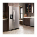 Whirlpool Refrigeradora Side By Side Xpert Energy Saver | Filtración EveryDrop | Estantes de Cristal | Dispensador de Agua y Hielo | 25p3