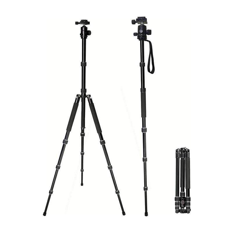 Vidpro VentureMaxx Trípode y Monopod Profesional 2-en-1 de 77"