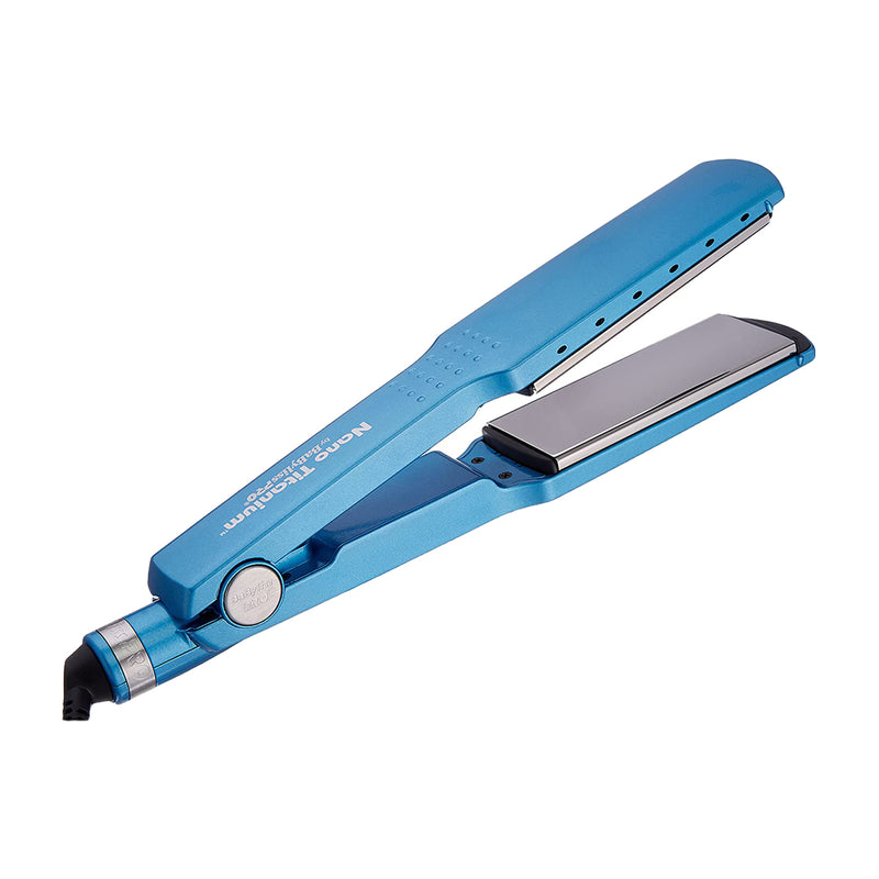 BaBylissPRO Combo de Planchas Alisadoras para el Cabello | Nano Titanium | Digital | 1.25" & 1.75" | Azul