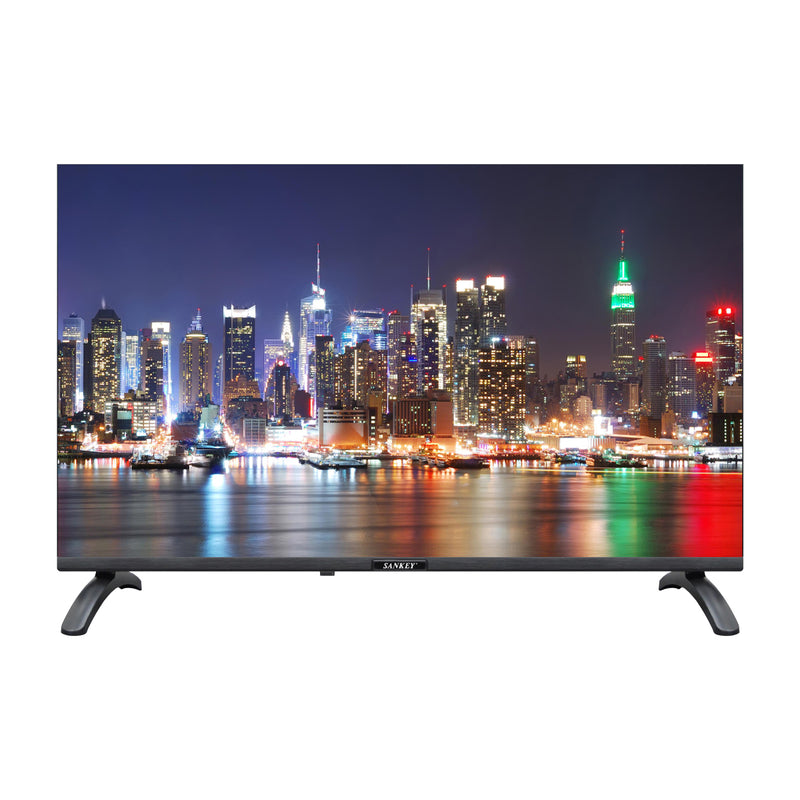 Sankey Televisor LED HD Smart Android de 32" | Procesador Quad Core | Frameless Design | Ultra Slim