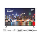 Sankey Televisor LED Ultra HD 4K HDR Smart de 55" | Procesador Quad Core 4K | Frameless Design | Ultra Slim | Web OS