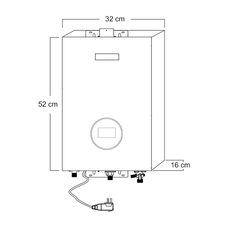 Drija Calentador de Agua a Gas | 26KW | 13L