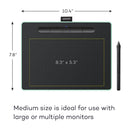 Wacom Intuos Creative Pen Tableta Digitalizadora Bluetooth | 4096 NDP | Medium | Pistachio