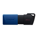 Kingston Memoria USB de 64GB | USB 3.2 | Negro Azul