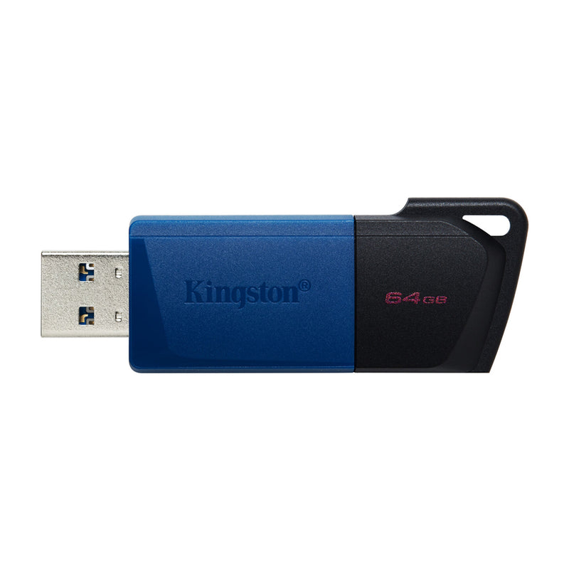 Kingston Memoria USB de 64GB | USB 3.2 | Negro Azul