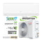 Sankey Aire Acondicionado Split Inverter 9,000 BTU | Enfriamiento Supremo | Silver Ion | Filtro de Carbon Activo | 220v