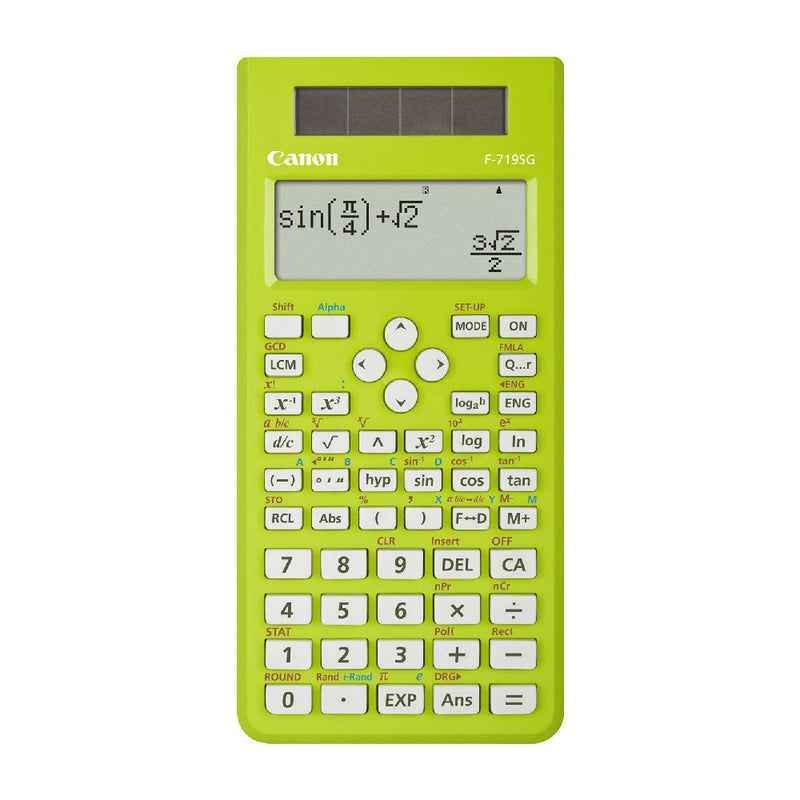 Canon Calculadora Cientifica de 18 Dígitos | 302 Funciones | 38 Fórmulas Incorporadas