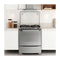 Frigidaire Estufa a Gas de Acero Inoxidable | Triple Llama | Timer Digital | Tapa | Grill | 30" | 5 Quemadores