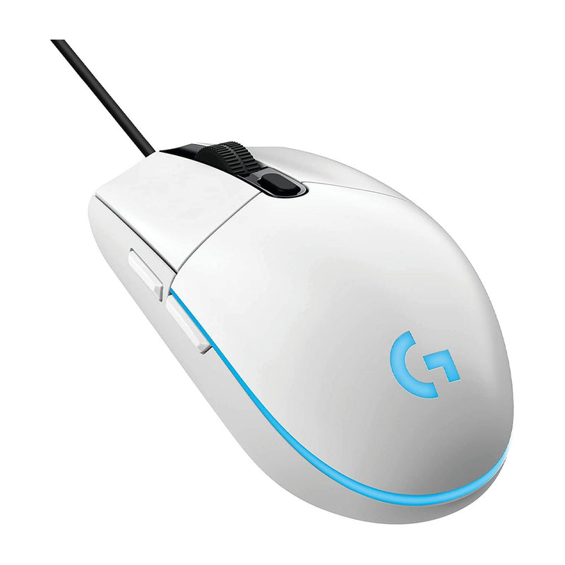 Logitech G203 Lightsync Mouse Gaming de Cable | RGB | 8000 DPI | Blanco