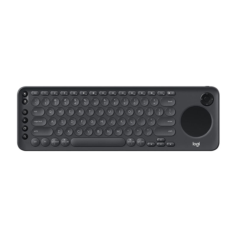 Logitech Teclado Inalámbrico para Smart TV, Smartphones, PC, Mac | 15 Metros | Touchpad | Bluetooth