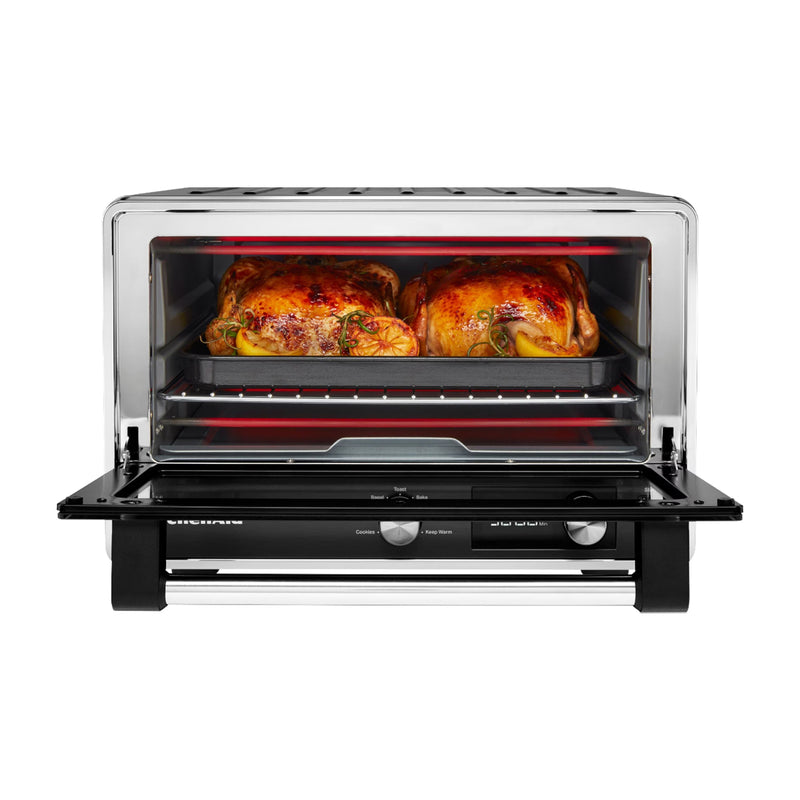 KitchenAid Horno Eléctrico de 21L | Pantalla Digital | 9 Programas | Even-Heat | 1800W | Negro