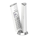 Panasonic Teléfono Inalámbrico de Mesa | Altavoz | Caller ID | 1 Línea | Blanco