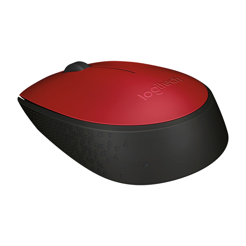 Logitech M170 Mouse Inalambrico | Rojo/Negro