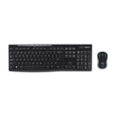 Logitech MK270 Teclado & Mouse Inalámbrico | Accesos Directos | A Prueba de Salpicaduras | Negro