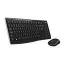 Logitech MK270 Teclado & Mouse Inalámbrico | Accesos Directos | A Prueba de Salpicaduras | Negro