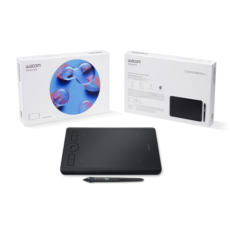 Wacom Intuos Pro Creative Pen Tableta Digitalizadora Bluetooth | Touch Ring | 8192 NDP | Small | Negro